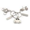 Nickel plated key holder Cirilio silver | No Branding | not available | not available