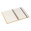 Recycled leather notebook A5 Egon brown | No Branding | not available | not available