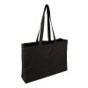 Oeko-Tex cotton (280 gsm) shopping bag Hugh black | No Branding | not available | not available