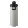 Stainless steel double-walled drinking bottle 500 ml Chad grey | No Branding | not available | not available
