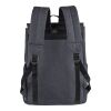 600D polyester canvas 15 inch laptop backpack Dennis black | No Branding | not available | not available