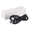 Nylon charging cable Leif black | No Branding | not available | not available