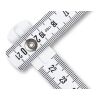 Wooden Stabila foldable ruler Gloria 1100 Series white | No Branding