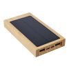 Bamboo solar power bank Elz brown | No Branding | not available | not available