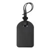 Recycled PU luggage tag Isen black | No Branding | not available | not available