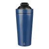 Recycled stainless steel single-walled drinking bottle (750 ml) Orla cobalt blue | No Branding | not available | not available