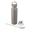 Stainless steel double-walled drinking bottle (500 ml) Omari gun metal | No Branding | not available | not available