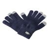 rPET touchscreen gloves Nira blue | No Branding | not available | not available