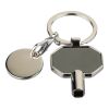 Recycled zinc alloy radiator bleed keychain Mara black | No Branding