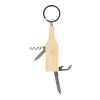 Bamboo multitool keychain Inaya brown | No Branding