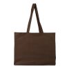 Oeko-Tex® cotton (180 gsm) shopping bag Malina black | No Branding