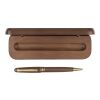 Walnut wooden pen set Adelina brown | No Branding | not available | not available