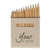 Wooden pencil set Devin grey
