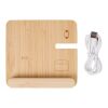 Wireless charger Tribu | Recycled bamboo | 3-in-1 brown