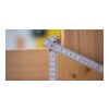 Wooden Stabila foldable ruler Jessica white