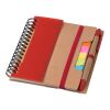 Recycled paper notebook Angela red