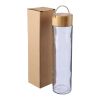 Glass drinking bottle 500 ml Clarence brown