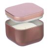 Metal candle Laurie rose gold