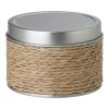Tin with scented candle Zora khaki | No Branding | not available | not available