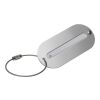 Isa aluminium luggage tag silver | No Branding | not available | not available