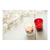 Glass candle holder with Christmas decorations Kirsten white | No Branding