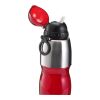 PS and stainless steel bottle Emberly red | No Branding | not available | not available