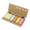 Cardboard memo holder with ruler Riva brown | No Branding | not available | not available