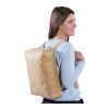 Laminated paper (310 gr/m²) backpack Samanta brown | No Branding
