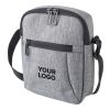 Polyester shoulder bag Caden grey | No Branding | not available | not available