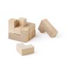 Wooden cube puzzle Amber brown | No Branding | not available | not available