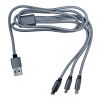 Nylon charging cable Felix cobalt blue | No Branding | not available | not available