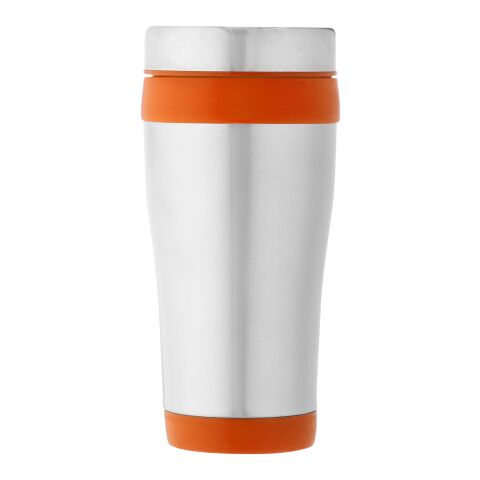 Elwood 410 ml insulated tumbler Standard | Silver-Orange | not available | No Branding | not available | not available