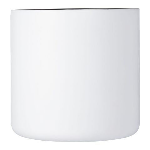 Bjorn 360 ml RCS certified recycled stainless steel mug with copper vacuum insulation Standard | White | No Branding | not available | not available