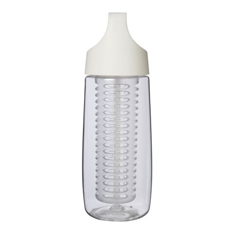 HydroFruit recycled plastic bottle 700ml with infuser Standard | White | No Branding | not available | not available
