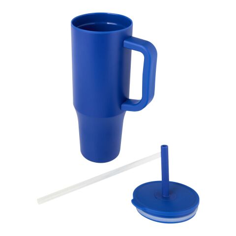 Brady 900 ml RCS certified insulated tumbler with silicone straw Standard | Royal blue | not available | No Branding | not available | not available