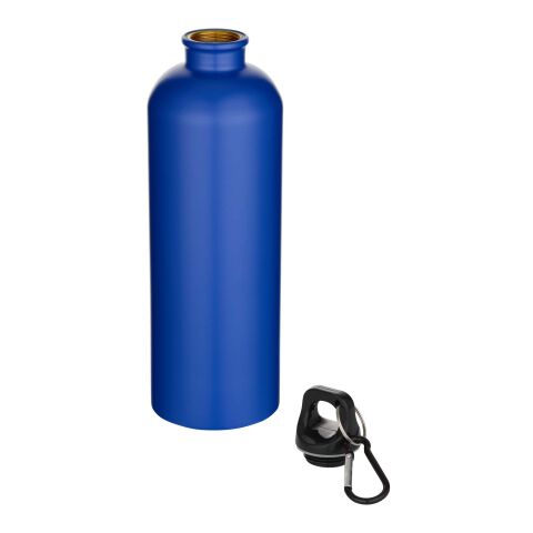 Oregon 750 ml matte RCS recycled single wall stainless steel water bottle with carabiner Standard | Royal blue | not available | No Branding | not available | not available