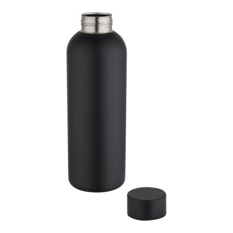 Spring 750 ml RCS recycled single wall stainless steel water bottle Standard | Solid black | No Branding | not available | not available