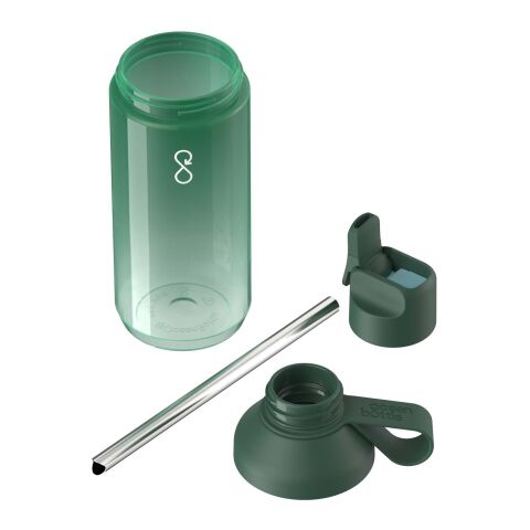Ocean Bottle GO Clear 710 ml water bottle Forest green