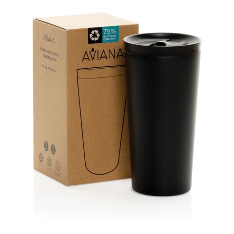 Aviana™ Rowan RCS Recycled Tumbler 500 ML black | No Branding | not available | not available