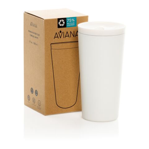 Aviana™ Rowan RCS Recycled Tumbler 500 ML white | No Branding | not available | not available