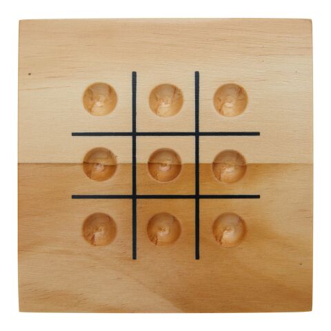 Strobus wooden tic-tac-toe game Standard | Natural | No Branding | not available | not available