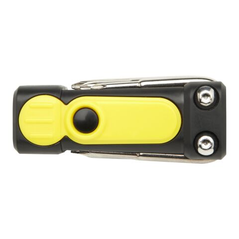 Octo 8-in-1 RCS recycled plastic screwdriver set with torch Standard | Yellow | No Branding | not available | not available