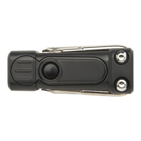Octo 8-in-1 RCS recycled plastic screwdriver set with torch Solid black | not available