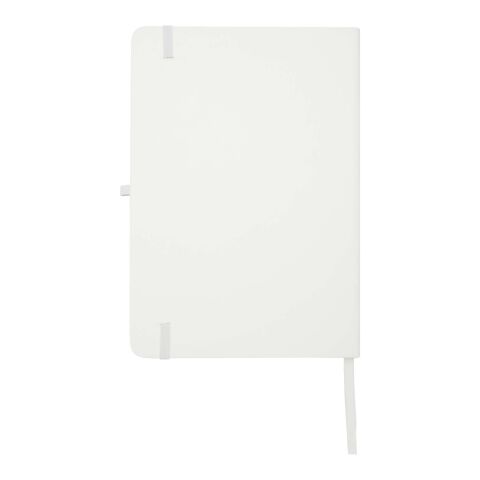 Teak A5 recycled hard cover notebook with lined pages Standard | white | No Branding | not available | not available