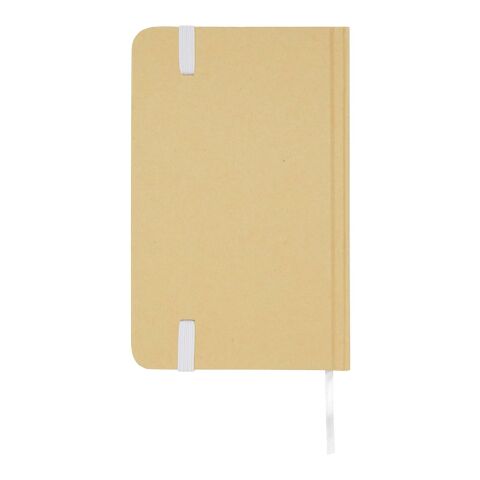 Reed A6 recycled hard cover notebook with plain pages Standard | white | No Branding | not available | not available