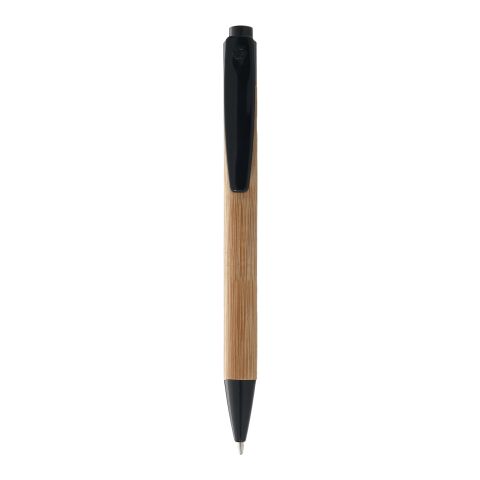 Borneo bamboo ballpoint pen Standard | Natural-Solid black | Not applicable | No Branding | not available | not available
