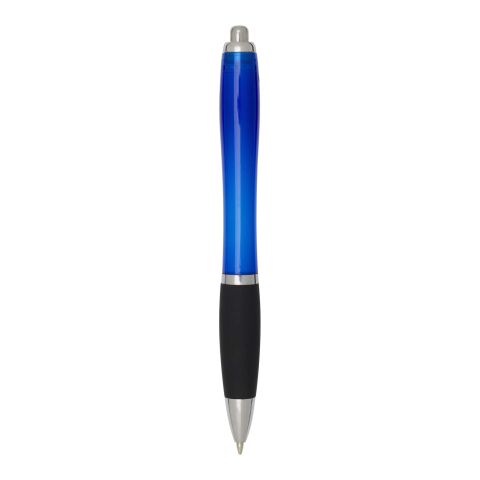 Nash RCS recycled plastic ballpoint pen with coloured barrel and black grip (black ink) Standard | Royal blue | No Branding | not available | not available