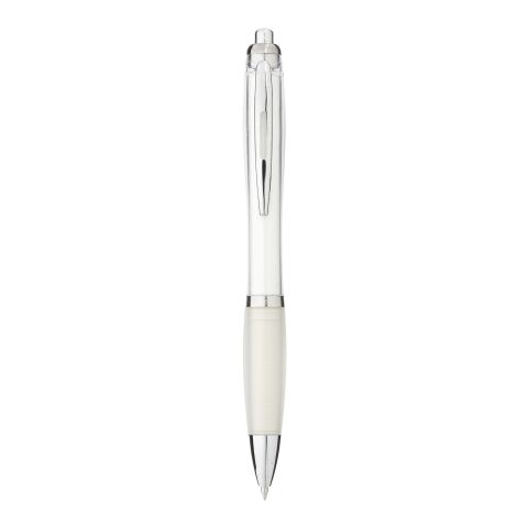 Nash Coloured Barrel &amp; Grip Ballpoint Pen Standard | White | No Branding | not available | not available