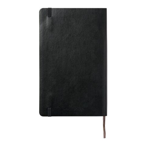 Moleskine Plain L Soft Cover Notebook Standard | Solid black | Paper Print | paper band | 460 mm x 55 mm