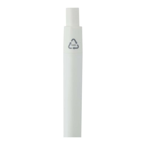 Ramin recycled plastic mini ballpoint pen (blue ink) White